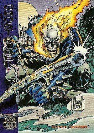Fleer Marvel Universe V Base Card 137 Ghost Rider