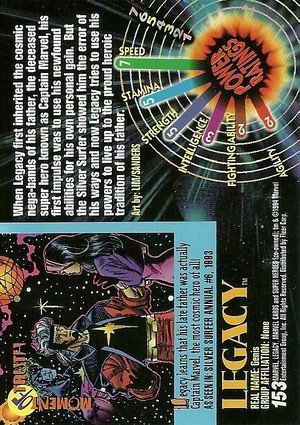 Fleer Marvel Universe V Base Card 153 Legacy