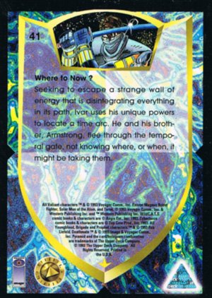 Upper Deck Deathmate Base Card 41 Where to Now?