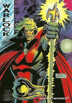Fleer Marvel Universe V Base Card 159 Warlock