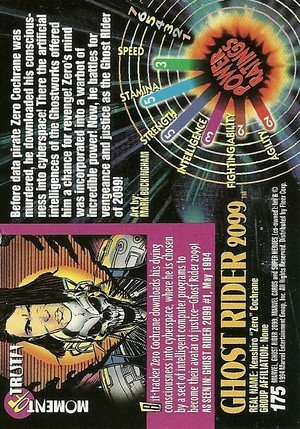 Fleer Marvel Universe V Base Card 175 Ghost Rider 2099