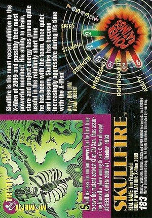 Fleer Marvel Universe V Base Card 183 Skullfire
