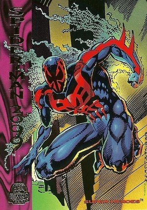 Fleer Marvel Universe V Base Card 184 Spider-Man 2099