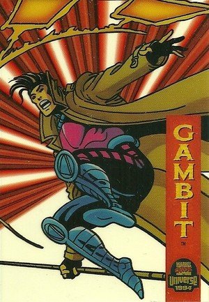 Fleer Marvel Universe V Suspended Animation Card 1 of ten Gambit