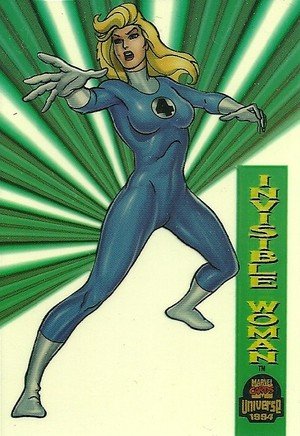 Fleer Marvel Universe V Suspended Animation Card 3 of ten Invisible Woman