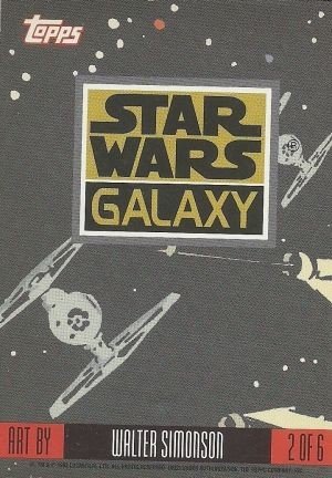 Topps Star Wars Galaxy Etched Foil Card 2 Han Solo