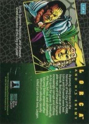 The River Group Plasm Zero Issue Level-2 Embossed Foil Chase Card 1 of 4 Lorca and His Enemy - Lorca and Ulnareah