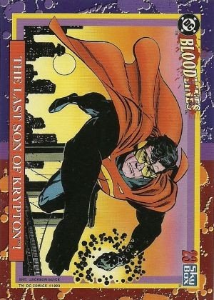 SkyBox DC Bloodlines Base Card 23 The Last Son of Krypton!