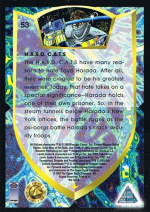 Upper Deck Deathmate Base Card 53 H.A.R.D. C.A.T.S.