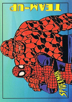 Fleer/Skybox Spider-Man .99 Base Card 48 Spider-Man & Thing