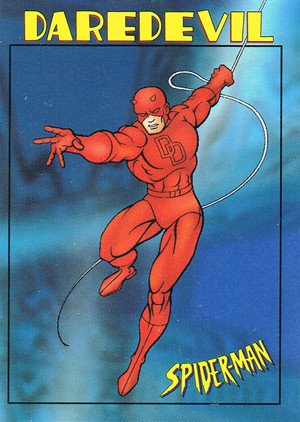 Fleer/Skybox Spider-Man .99 Base Card 7 Daredevil