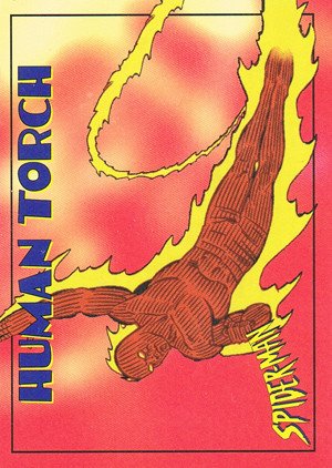 Fleer/Skybox Spider-Man .99 Base Card 10 Human Torch