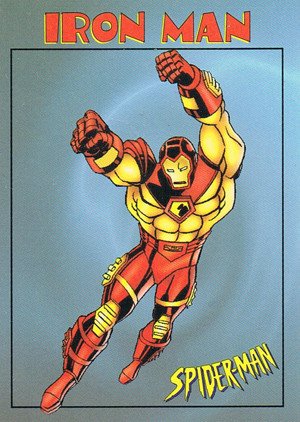 Fleer/Skybox Spider-Man .99 Base Card 11 Iron Man