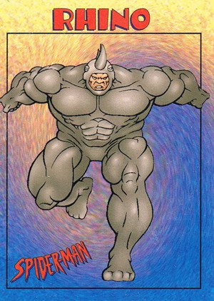 Fleer/Skybox Spider-Man .99 Base Card 28 Rhino