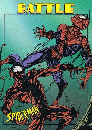 Fleer/Skybox Spider-Man .99 Base Card 35 Spider-Man vs. Carnage