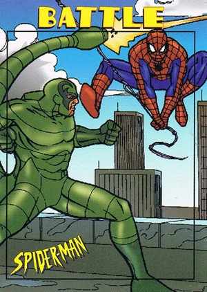 Fleer/Skybox Spider-Man .99 Base Card 41 Spider-Man vs. Scorpion