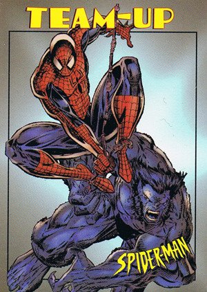 Fleer/Skybox Spider-Man .99 Base Card 45 Spider-Man & Beast