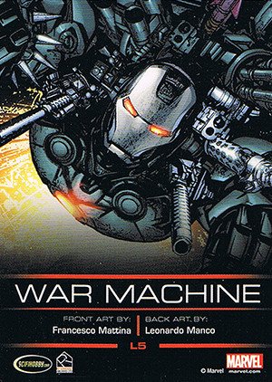 Rittenhouse Archives Legends of Marvel War Machine L5 