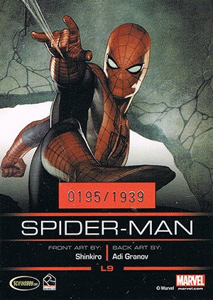 Rittenhouse Archives Legends of Marvel Spider-Man L9 
