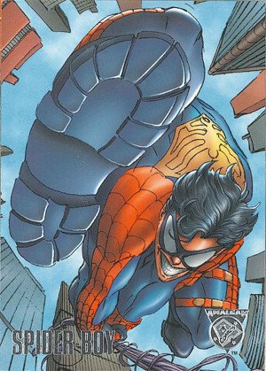 Fleer/Skybox DC versus Marvel Comics Amalgam Preview Card 2 of 4 Spider-Boy