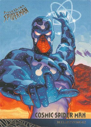Fleer Ultra Spider-Man '95 Fleer Ultra Base Card 90 Cosmic Spider-Man
