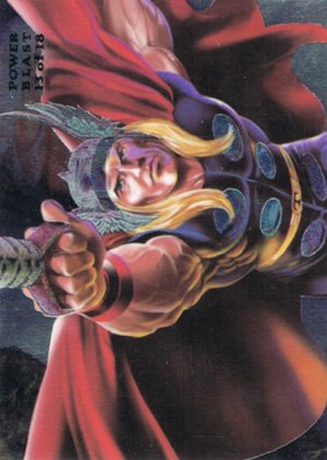 Fleer Marvel Annual Flair '94 PowerBlast Card 13 Thor