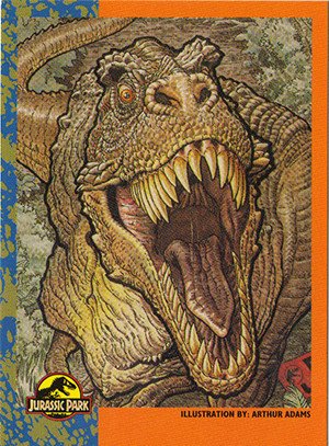 Topps Jurassic Park Promos  Tyrannosaurus Rex