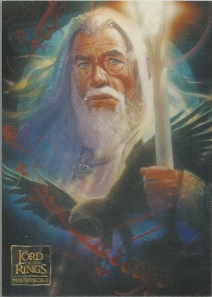 Topps Lord of the Rings Masterpieces II Base Card 2 The Great Gandalf