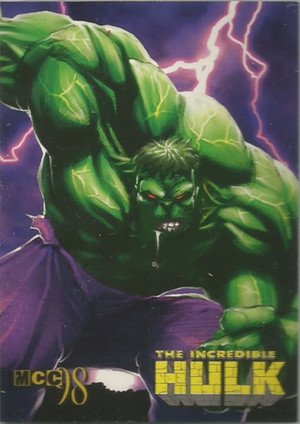 Fleer/Skybox Marvel Creators Collection 98 (MCC98) Base Card 7 Hulk