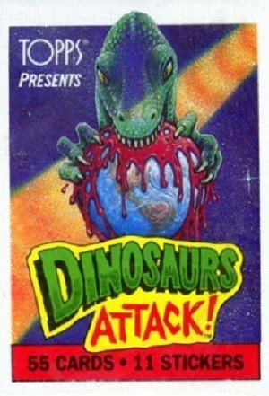 Topps Dinosaurs Attack! Base Card 1 Forward