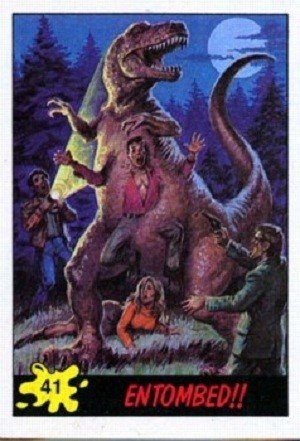 Topps Dinosaurs Attack! Base Card 41 Entombed!!