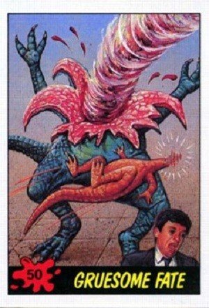 Topps Dinosaurs Attack! Base Card 50 Gruesome Fate