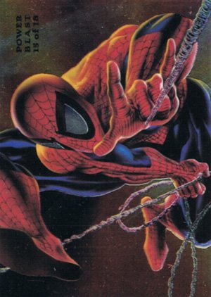 Fleer Marvel Annual Flair '94 PowerBlast Card 15 Spider-Man