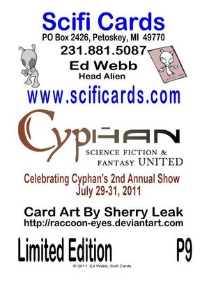 SciFi Cards SciFi Cards Promos P9 2nd Annual Cyphan Science Fiction & Fantasy United
