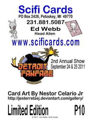 SciFi Cards SciFi Cards Promos P10 Detroit Fanfare 2011