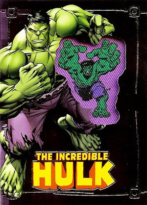 Upper Deck Marvel Avengers Patch Cards Base Card CON-3 The Incredible Hulk
