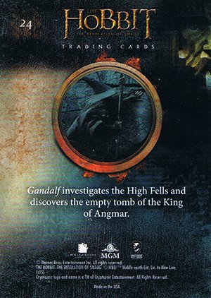 Cryptozoic The Hobbit: The Desolation of Smaug Base Card 24 The High Fells