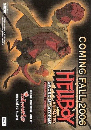 Inkworks Hellboy Animated: The Sword of Storms Promos HA-1 Coming Fall 2006 
