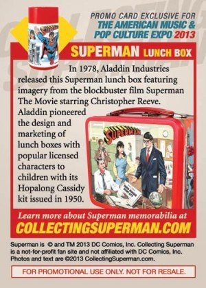 Mego Collecting Superman Promo  Superman Lunchbox by Aladdin