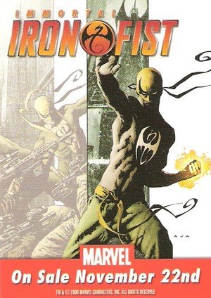 Marvel Comics Marvel Comics Promos Promos  Immortal Iron Fist