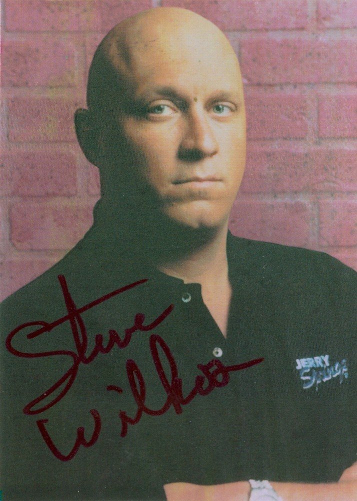 Comic Images Jerry Springer Show Autographed Omnichrome Card C1 Steve Wilkos