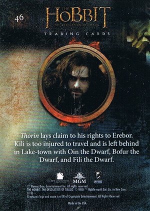 Cryptozoic The Hobbit: The Desolation of Smaug Base Card 46 Dwarves of Erebor