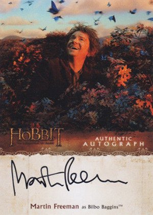 Cryptozoic The Hobbit: The Desolation of Smaug Autograph Card MF Martin Freeman as Bilbo Baggins