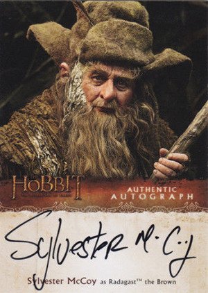 Cryptozoic The Hobbit: The Desolation of Smaug Autograph Card SM Sylvester McCoy as Radagast the Brown