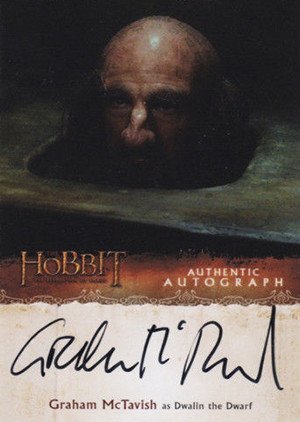 Cryptozoic The Hobbit: The Desolation of Smaug Autograph Card GM Graham McTavish as Dwalin the Dwarf