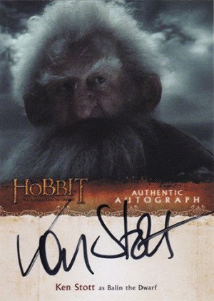 Cryptozoic The Hobbit: The Desolation of Smaug Autograph Card KS Ken Stott as Balin the Dwarf
