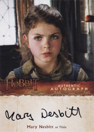 Cryptozoic The Hobbit: The Desolation of Smaug Autograph Card MN Mary Nesbitt as Tilda