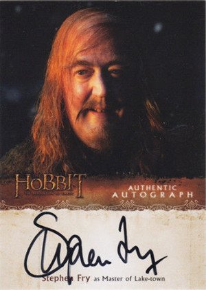 Cryptozoic The Hobbit: The Desolation of Smaug Autograph Card SF Stephen Fry as Master of Lake-town