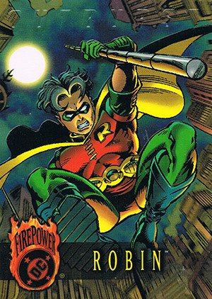Fleer/Skybox DC Outburst: Firepower Base Card 21 Robin
