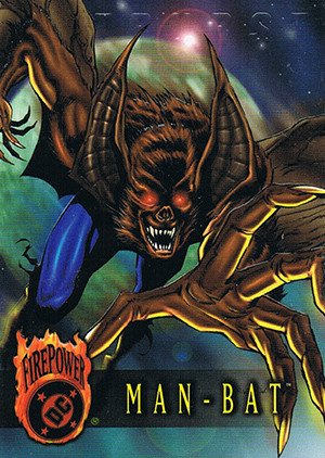 Fleer/Skybox DC Outburst: Firepower Base Card 24 Man-Bat